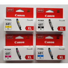 Canon CLI-681XL High Yield Value Pack 4 INK CARTRIDGE SET for TS9565 TS6260