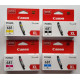 Canon CLI-681XL High Yield Value Pack 4 INK CARTRIDGE SET for TS9565 TS6260