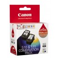 Canon PG-510/CL-511 Black/Colour Ink twin-pack
